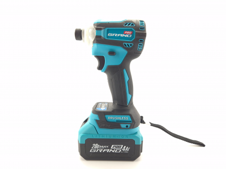 Гайковерт аккумуляторный Grand АГУ-20 BL (без набора аксессуаров)