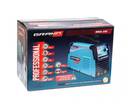 Зварювальний інвертор Grand ММА-350 Professional
