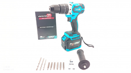 Набор аккумуляторных инструментов Grand №4 PROF (МШУ-20BL/PRO + ДА-20UBL + АГ-800UBL + ПА-20/26BL)