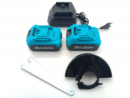 Болгарка акумуляторна Grand МШУ-20BL PRO (2 АКБ, ЗП, кейс)