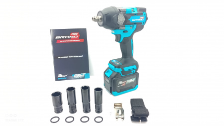 Набор аккумуляторных инструментов Grand №4 PROF (МШУ-20BL/PRO + ДА-20UBL + АГ-800UBL + ПА-20/26BL)