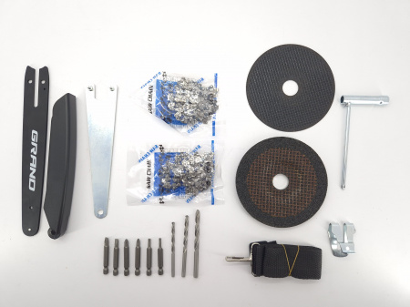 Набор аккумуляторных инструментов Grand № 3G (МШУ-20BL/PRO + ДА-20/13UBL+АПЦ-20V/8"-4)