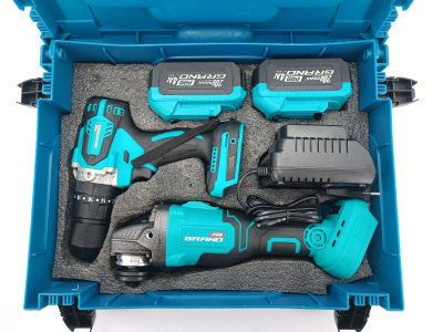 Набор аккумуляторных инструментов Grand №2 (МШУ-20BL/PRO + ДА-20/13UBL)