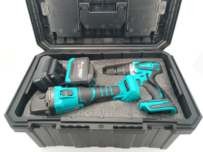 Набор аккумуляторных инструментов Grand №4 PROF (МШУ-20BL/PRO + ДА-20UBL + АГ-800UBL + ПА-20/26BL)